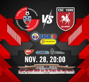 Bilete la  FK Csíkszereda - Sellenberki FC - Liga 2, etapa 15