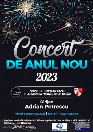 Bilete la Concert de Anul Nou - Filarmonica Mihail Jora