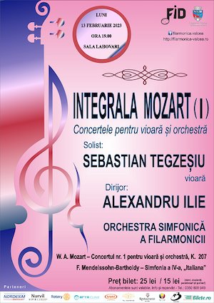 Bilete la Integrala Mozart Concertele pentru vioara si orchestra