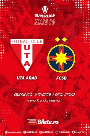 Bilete la  UTA Arad - FCSB