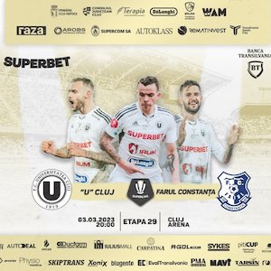 Bilete la  FC Universitatea Cluj - Farul Constanta
