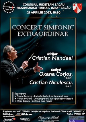 Bilete la  Concert simfonic extraordinar la Filarmonica Bacau