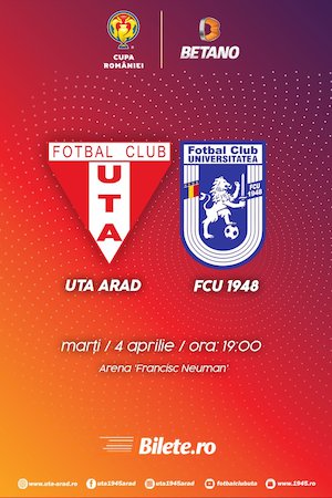 UTA Arad - FCU 1948 Craiova - Cupa Romaniei