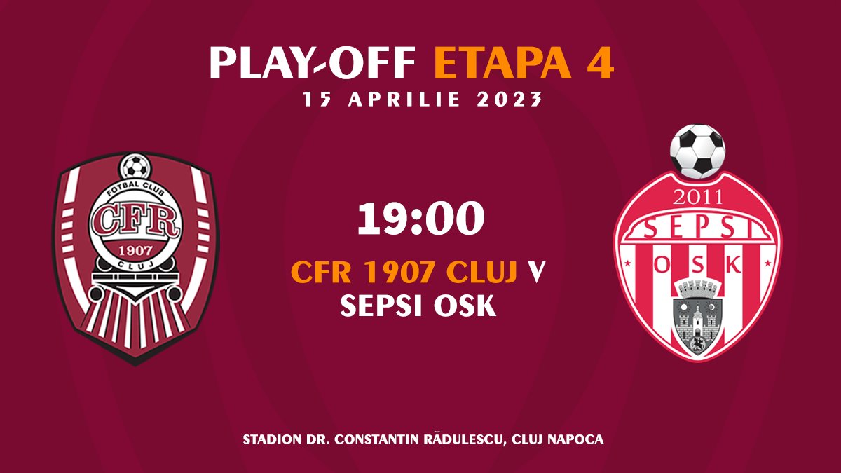 Sepsi Osk Sfeantu x CFR Cluj » Placar ao vivo, Palpites