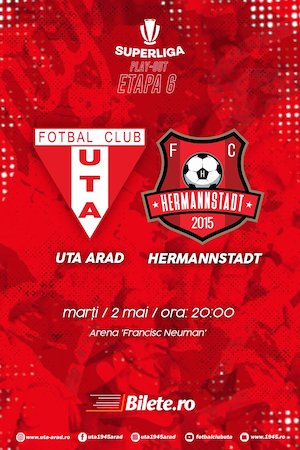 Bilete la UTA Arad - FC Hermannstadt