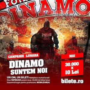 Bilete la DINAMO SUNTEM NOI