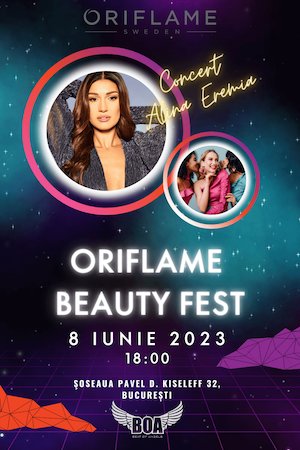 Bilete la  Oriflame Beauty Fest