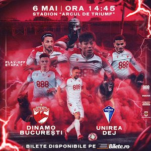 Bilete la  Dinamo Bucuresti - FC Unirea Dej