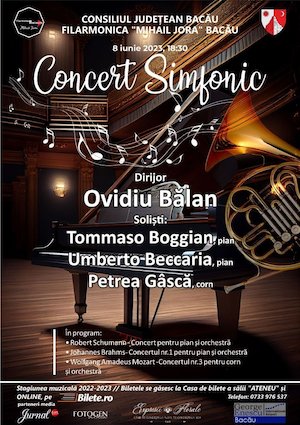Bilete la  Concert Simfonic - Filarmonica Bacau