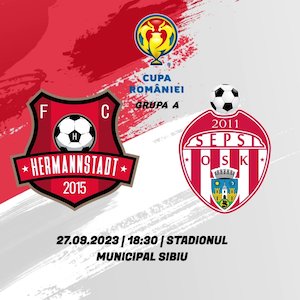 Bilete la  FC Hermannstadt - Sepsi OSK- Cupa Romaniei