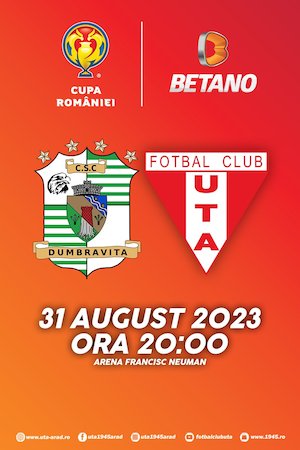 Bilete la CSC Dumbrăvița- UTA Arad