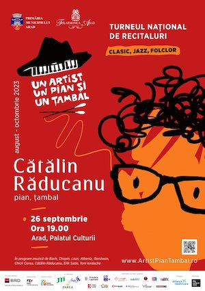 Un artist, un pian și un ȚAMBAL, TURNEUL NAȚIONAL DE RECITALURI Classic, Jazz, Folclor