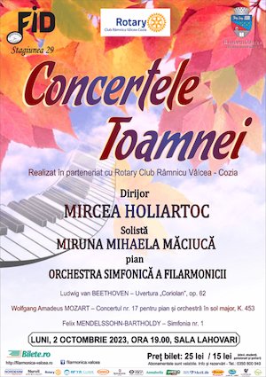 Bilete la  Concertele Toamnei