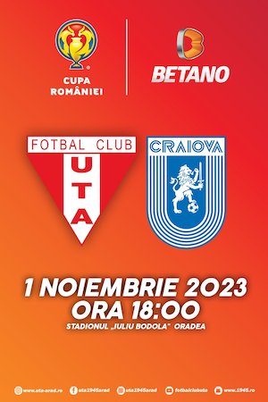 Bilete la  Uta Arad - Universitatea Craiova - Cupa Romaniei