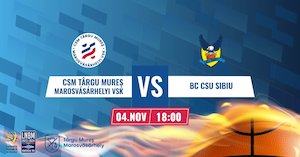 Bilete la  CSM Targu Mures Marosvasarhelyi VSK - BC SCU Sibiu