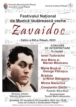 Bilete la  Festivalului National de Muzica Lautareasca Veche Zavaidoc