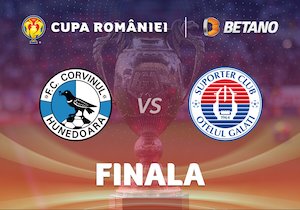 Bilete la  Finala Cupei Romaniei FC Corvinul Hunedoara vs Otelul Galati