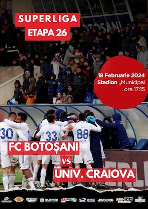 Bilete la  FC Botosani - Universitatea Craiova