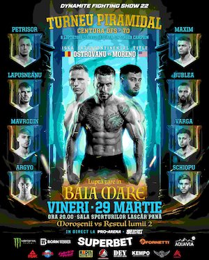 bilete Dynamite Fighting Show - Lupta Tare în Baia Mare