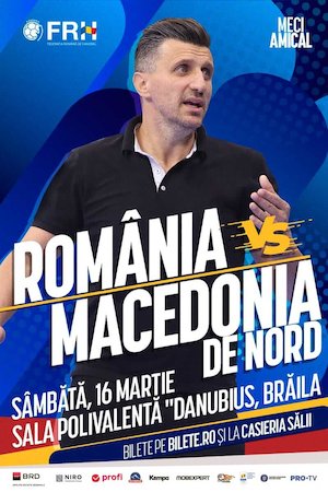 Bilete la  Handbal Masculin - Romania - Macedonia