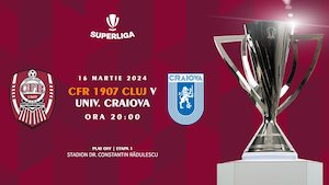 Bilete la  PLAY-OFF - CFR 1907 CLUJ - UNIVERSITATEA CRAIOVA - ETAPA 1