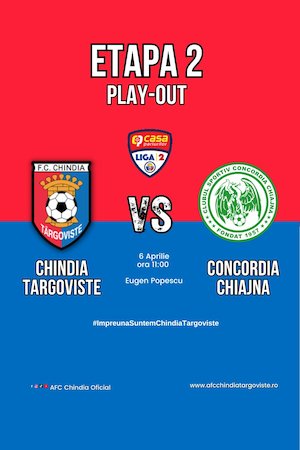 Bilete la  AFC Chindia Targoviste - Concordia Chiajna