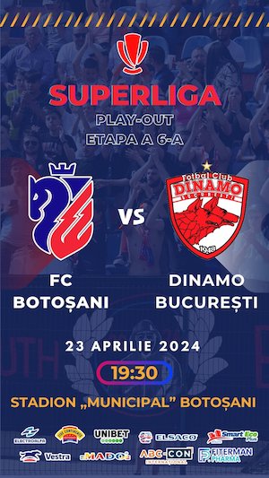 Bilete la  FC Botosani - DINAMO Bucuresti