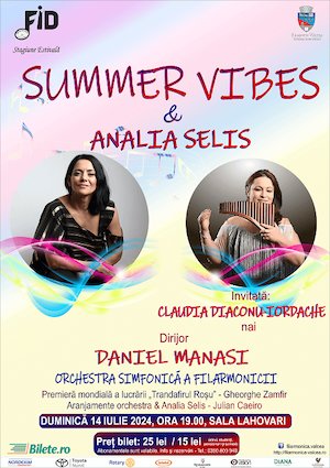 Bilete la  SUMMER VIBES & ANALIA SELIS