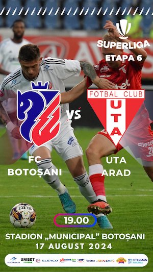 Bilete la  FC Botosani - UTA Arad