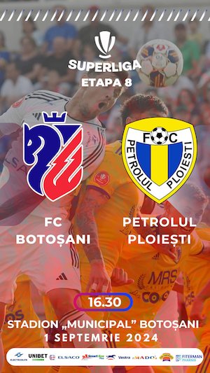 Bilete la  FC Botosani - FC Petrolul Ploiesti