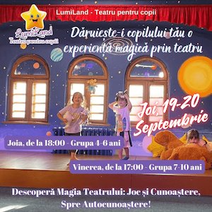 Joc și Cunoaștere, Spre Autocunoaștere - Cursuri de teatru - Teatrul LumiLand