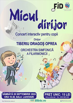 Bilete la  Micul Dirijor - Concert interactiv pentru copii