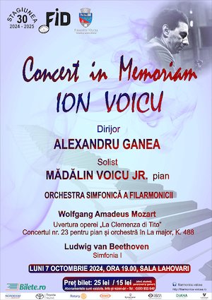 Bilete la  Concert in Memoriam Ion Voicu