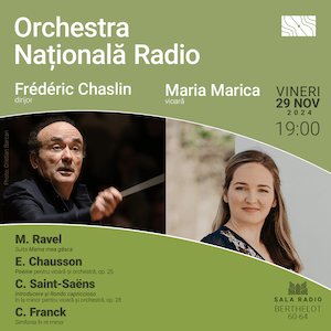 Maria Marica – Fr. Chaslin – Orchestra Națională Radio