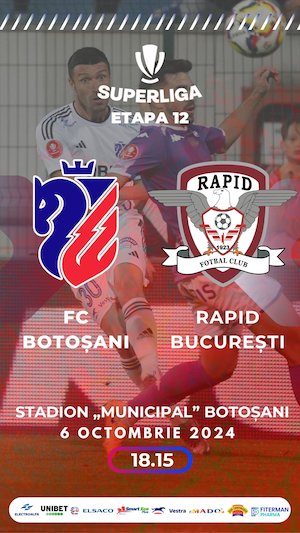 Bilete la  FC Botosani - FC Rapid 1923