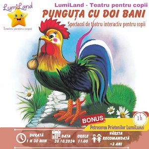 Bilete la  Punguța cu doi bani - Spectacol de teatru INTERACTIV