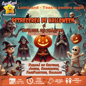 Bilete la  Petrecerea de Halloween si Dovlecel cel Dragutel