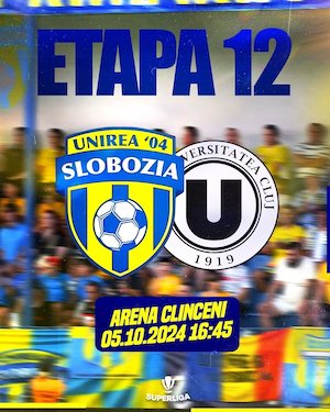 Bilete la  Unirea Slobozia - FC Universitatea Cluj