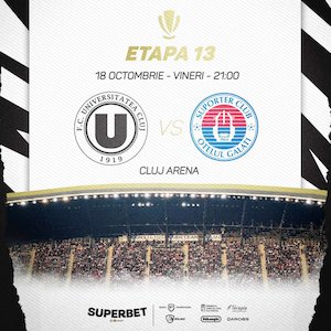 Superliga - Etapa 13 - FC Universitatea Cluj - Otelul Galati