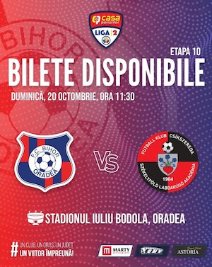 Bilete la  FC Bihor Oradea - AFK Csikszereda Miercurea Ciuc