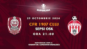 Bilete la  CFR 1907 Cluj - Sepsi OSK