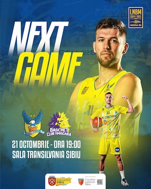 Bilete la  BC CSU Sibiu - BC Timisoara