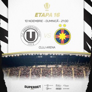 Superliga - Etapa 16 - FC Universitatea Cluj - FCSB