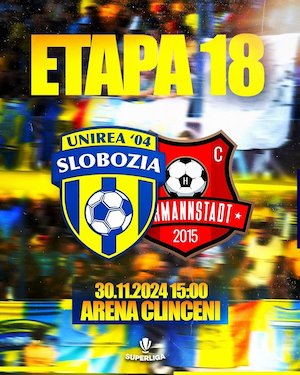 Bilete la Unirea Slobozia - FC Hermannstadt