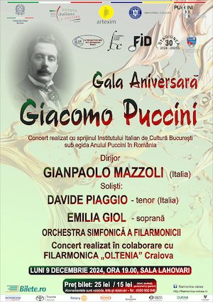 Bilete la  Gala Aniversara Giacomo Puccini