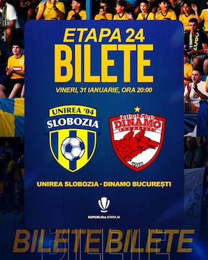 Bilete la  Unirea Slobozia - Dinamo Bucuresti