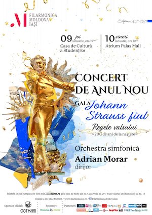 Bilete la Concert de Anul Nou – Gala Johann Strauss, fiul