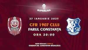 Bilete la  CFR 1907 Cluj - Farul Constanta