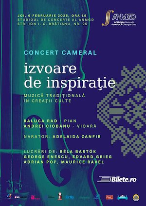 IZVOARE DE INSPIRAȚIE: Muzică tradițională în creații culte