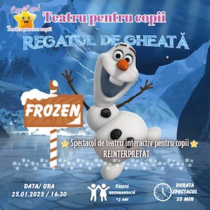 Bilete la "Frozen: Regatul de Gheață" - O Aventură Plină de Magie și Prietenie!